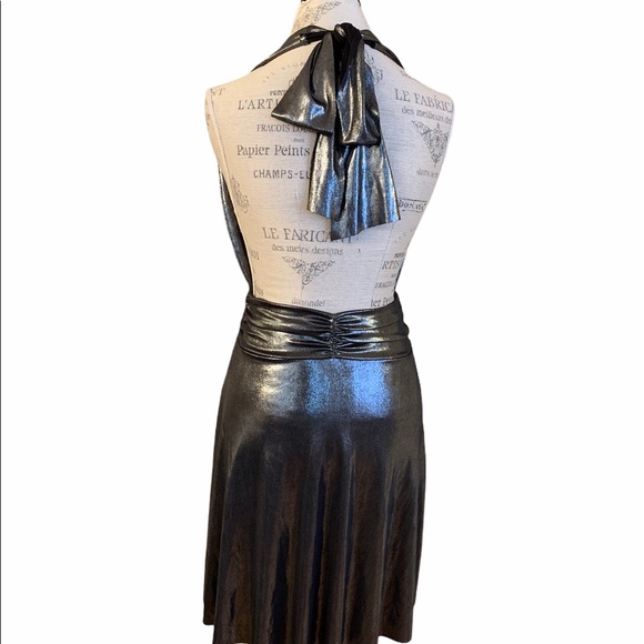 Liquid Silver Dress - Picture 4 of 4